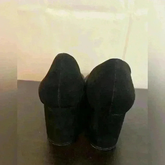Libby Edelman Black 2 1/2” Square Heels‎ Women's Size 9.5 - Comfortable Stylish - Picture 8 of 9